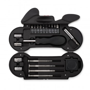 Motorbike shaped tool set