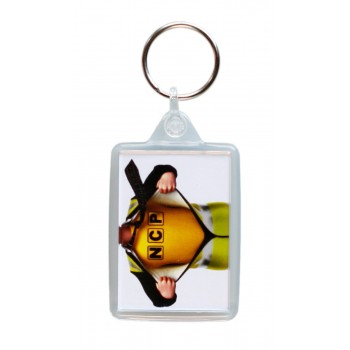 Rectangular Budget Keyring