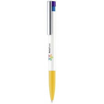 senator Liberty plastic ball pen with soft grip, metal clip & Xtreme Branding