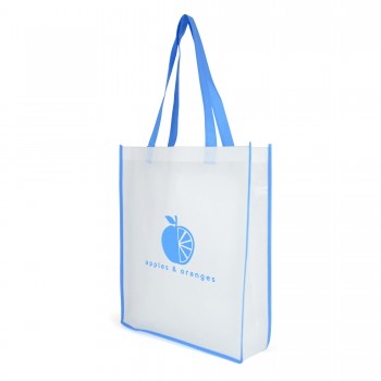 Large Recyclable Non-Woven Contrast Shopper