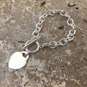 Arcas Silver Plated Chain Bracelet