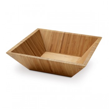 Square Bamboo Salad Bowl