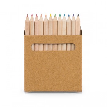 Pencil Box With 12 Coloured Pencils