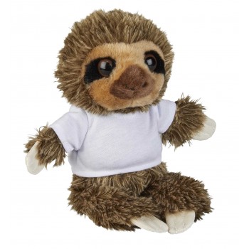 18cm Sloth With T-Shirt