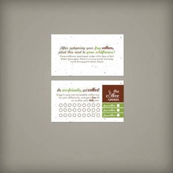 Seeded Paper Business Cards (2PP)