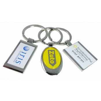 Silver Key Fob (oval)