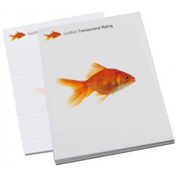 Writing Pad With Wrap Over Front Cover A6 50 sheets