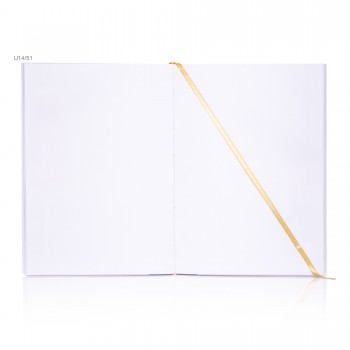 A5 Plain Paper Notebook White Book Block Only