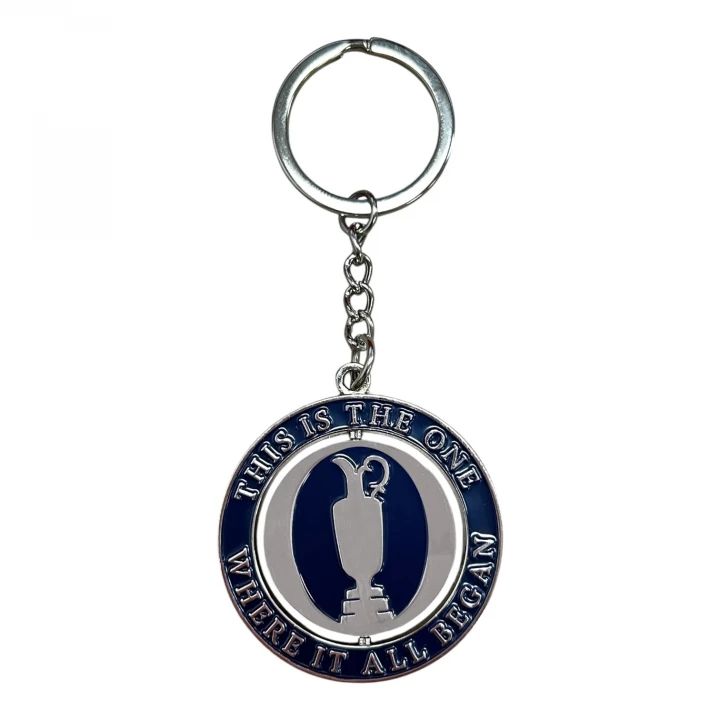 Enamel Spinning Keyring