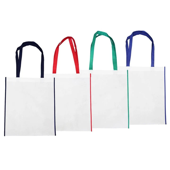 Kima White Non Woven Shopper