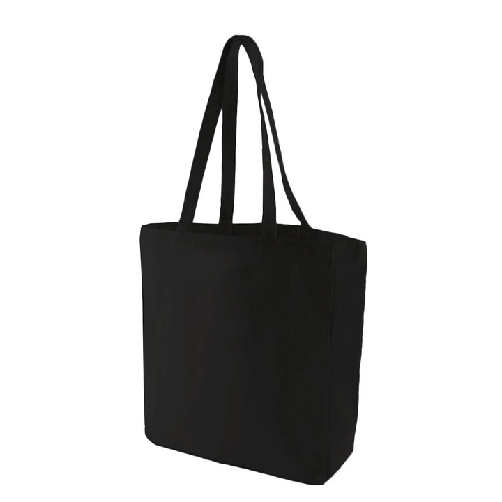 Pofu FC Black Dyed Canvas Shopper