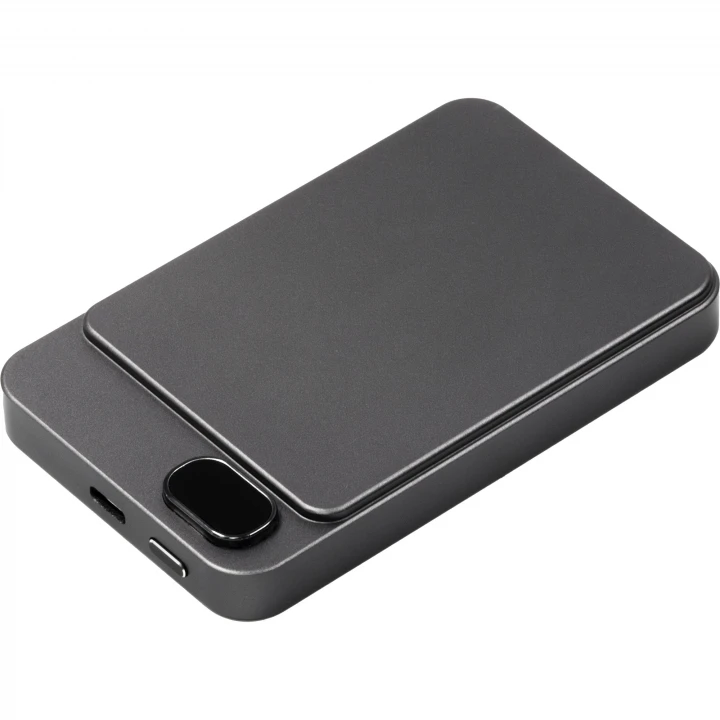 BrandCharger Recycled Stainless Steel Wireless Power Bank