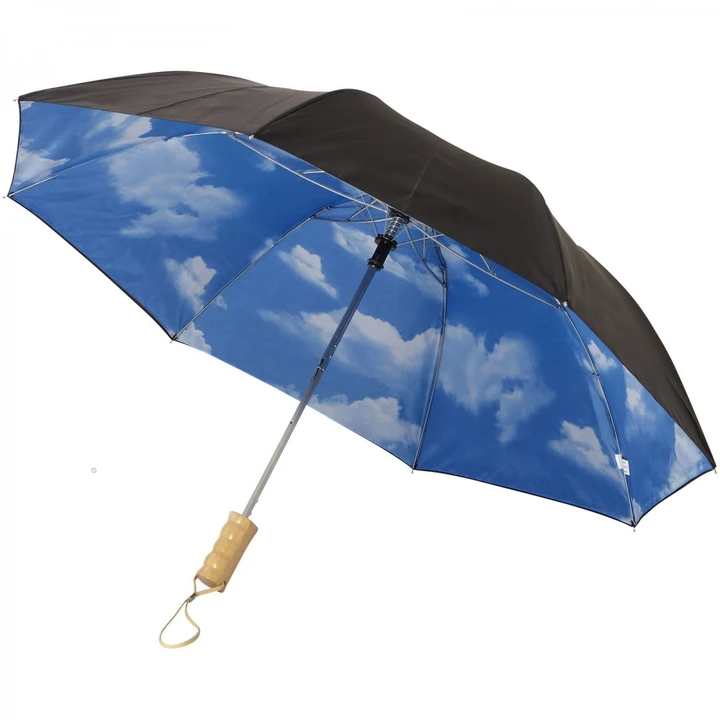 Blue-skies 21'' foldable automatic umbrella