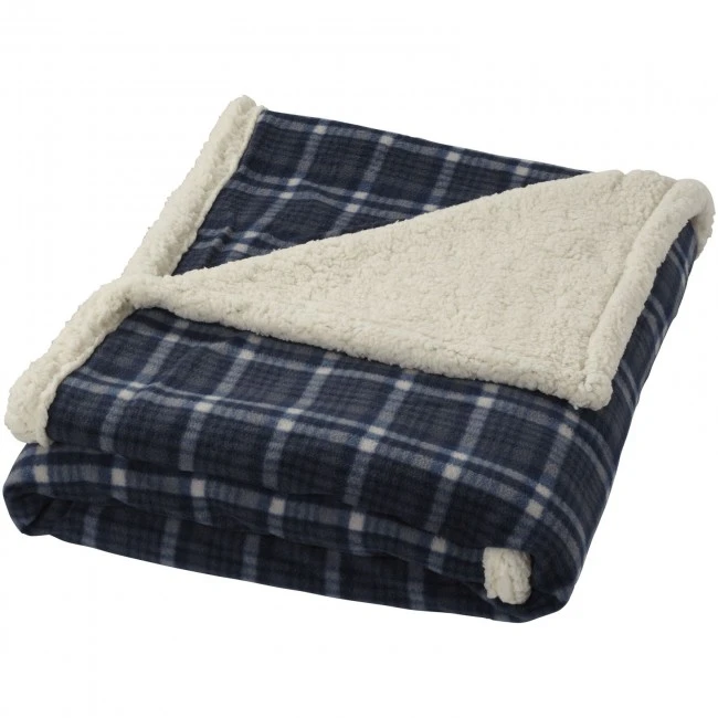 Joan sherpa plaid blanket