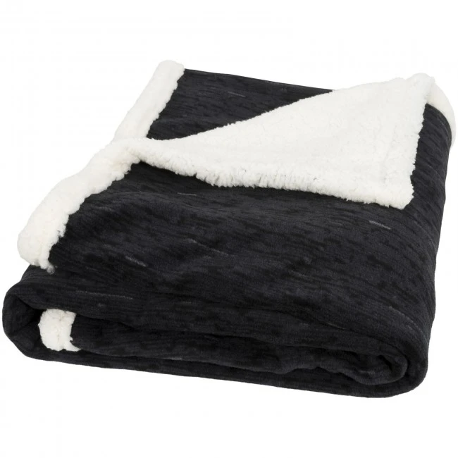 Sam heathered fleece plaid blanket