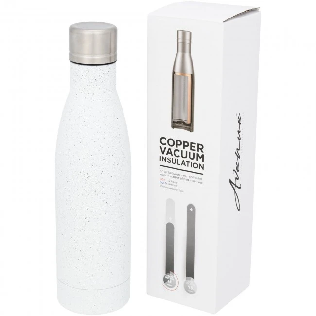 Vasa speckled copper vacuum insulated bottle