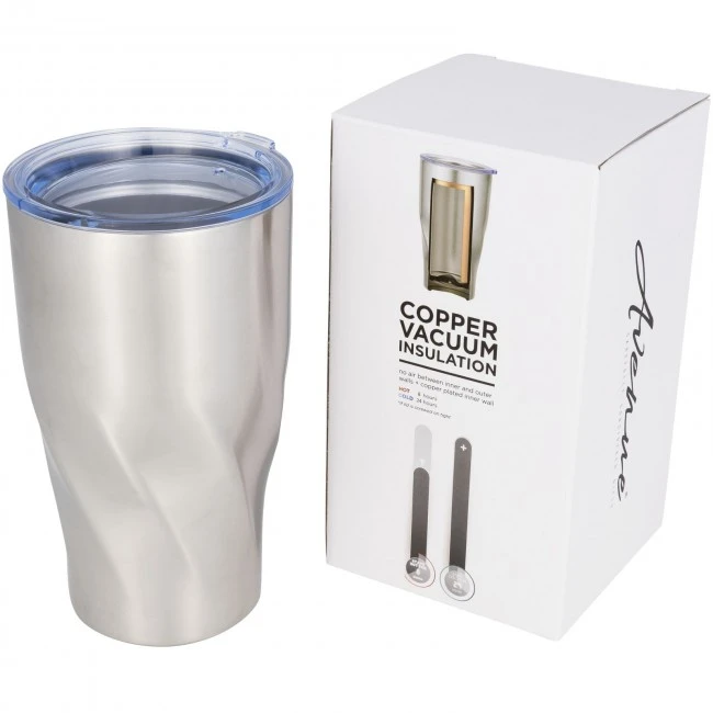 Hugo copper vacuum insulated tumbler