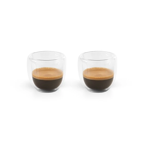 Isothermal Glass Coffee Set With 2 Glasses