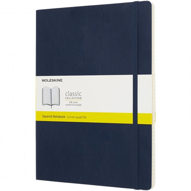 Classic XL soft cover notebook - squared