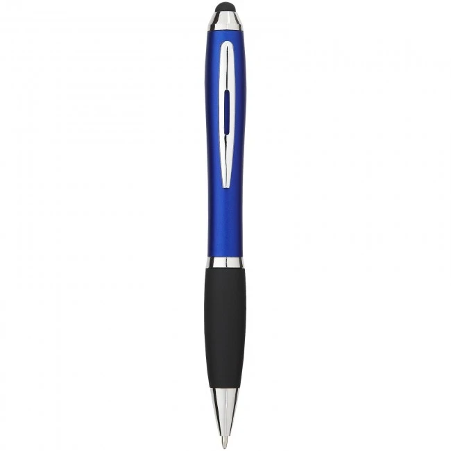 Nash coloured stylus ballpoint pen with black grip