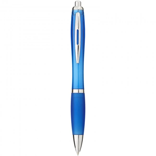 Nash ballpoint pen with coloured barrel and grip