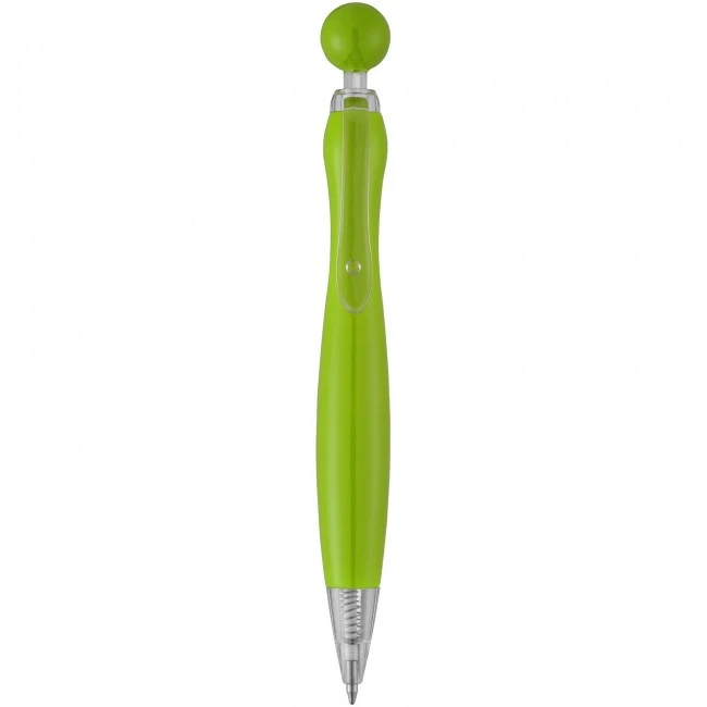 Naples ballpoint pen with ball-shaped clicker