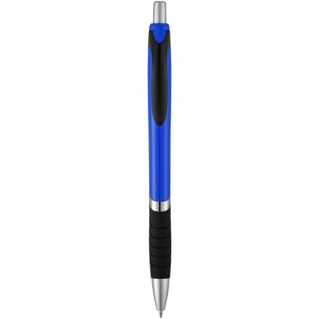 Turbo ballpoint pen with rubber grip