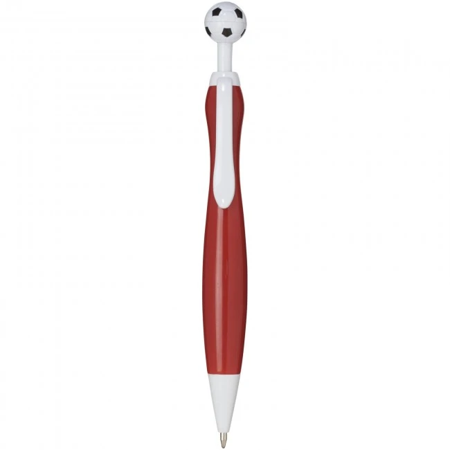 Naples ballpoint pen with football-shaped clicker