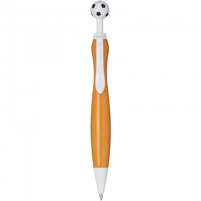 Naples ballpoint pen with football-shaped clicker