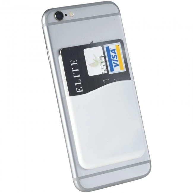 Slim card wallet accessory for smartphones