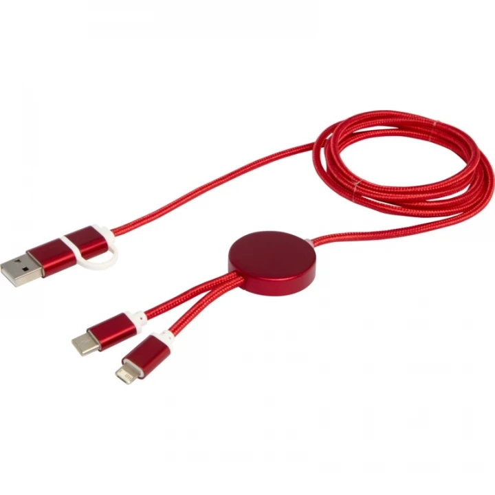 Alasia 5-in-1 Recycled Aluminium & Plastic 150cm Data Sync 27W Fast Charge Cable