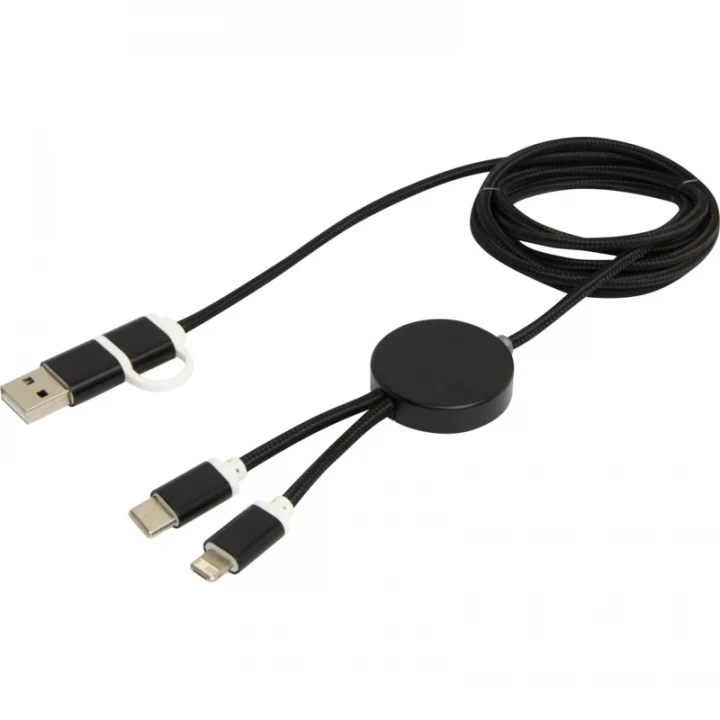 Alasia 5-in-1 Recycled Aluminium & Plastic 150cm Data Sync 27W Fast Charge Cable