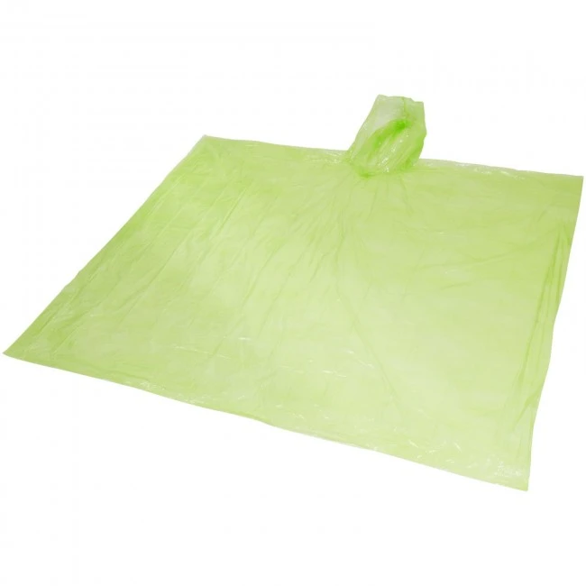 Ziva disposable rain poncho with pouch