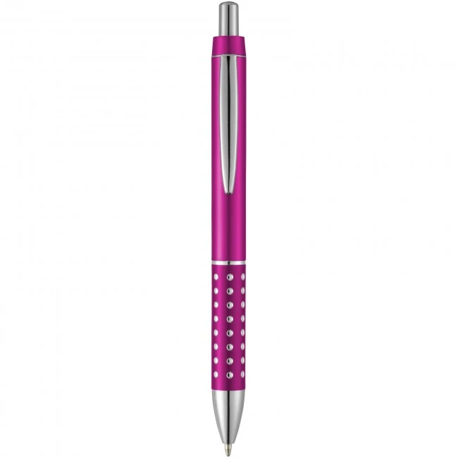 Bling ballpoint pen with aluminium grip