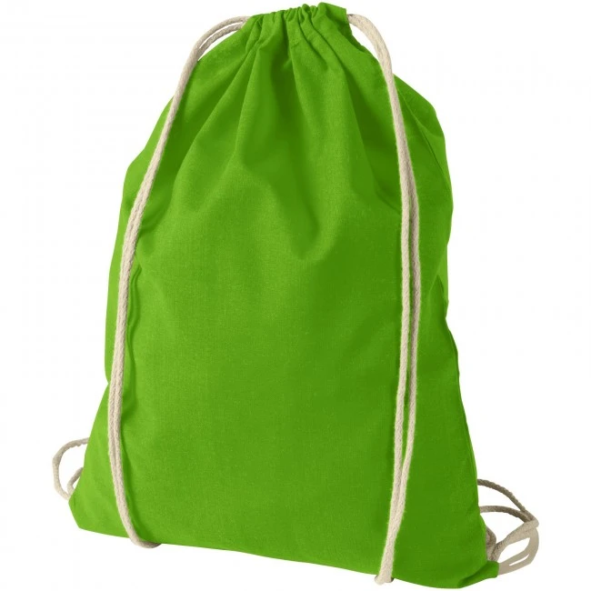 Oregon cotton drawstring backpack