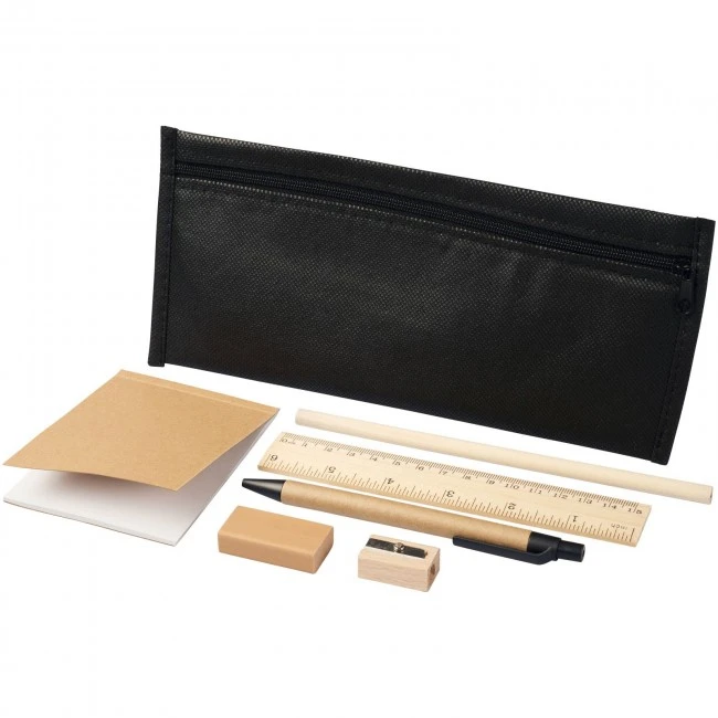 Enviro 7-piece eco pencil case set