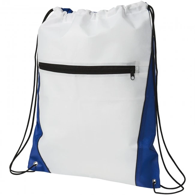 Contrast non-woven drawstring backpack