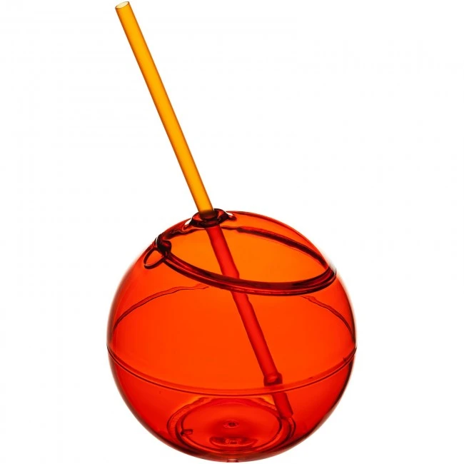 Fiesta 580 ml beverage ball with straw