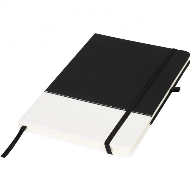 Two-tone A5 colour block notebook