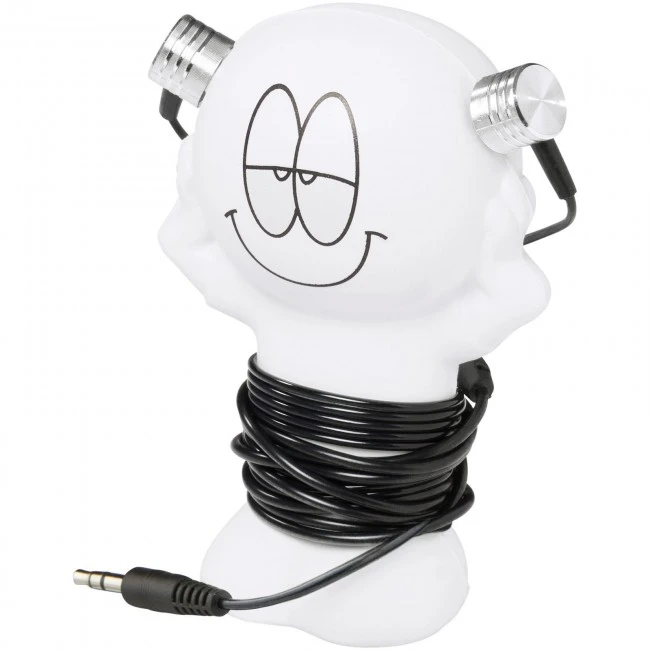 Best friend earbuds with amusing coiling stand