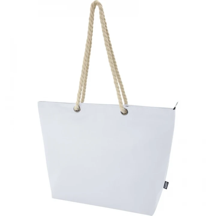 Panama GRS Recycled Beach Cooler Tote Bag With Cord Handles