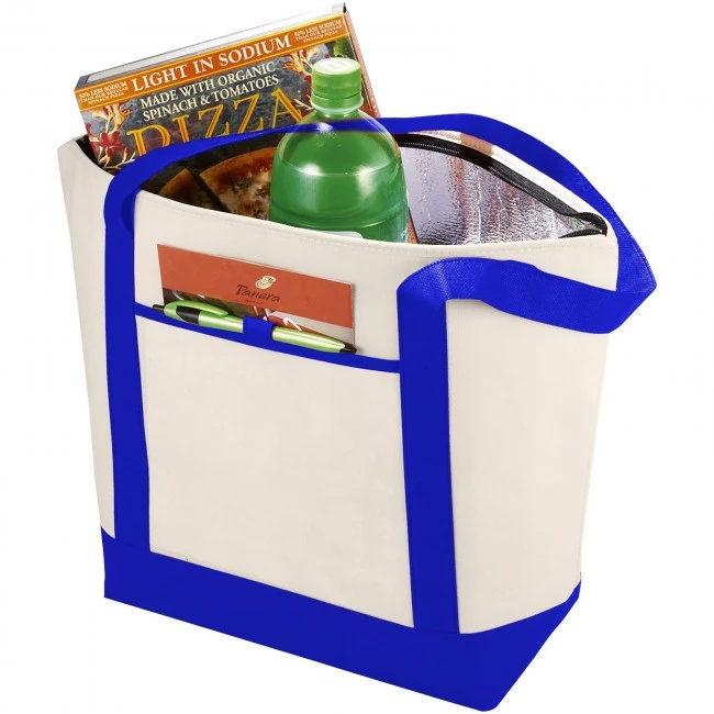 Lighthouse non woven cooler tote