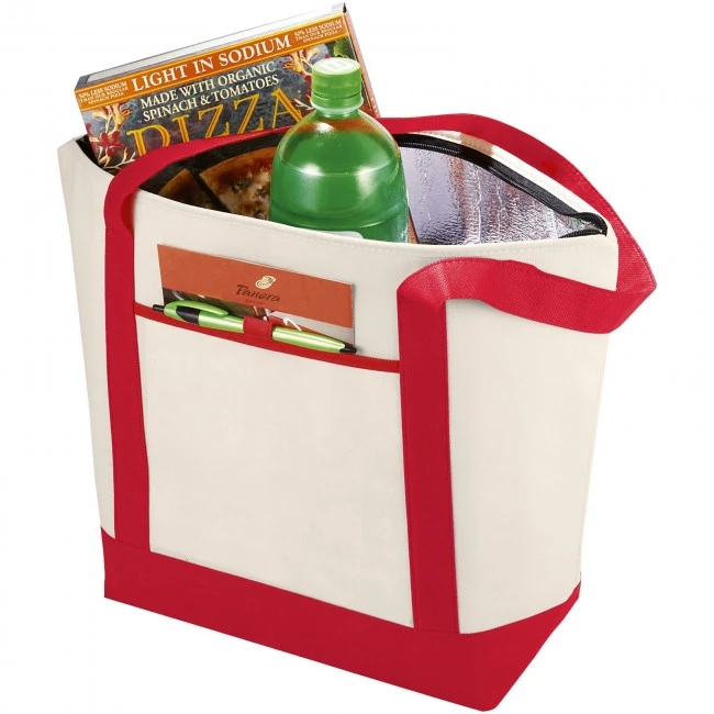 Lighthouse non woven cooler tote