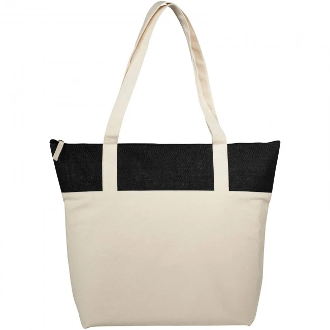 Jones tote bag made from 407 g/m² cotton and jute