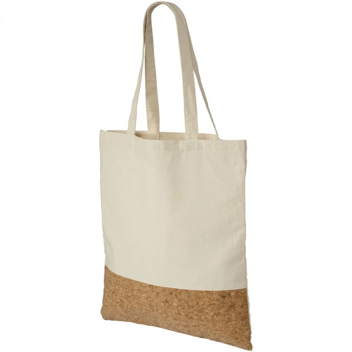 Cory 175 g/m² cotton and cork tote bag