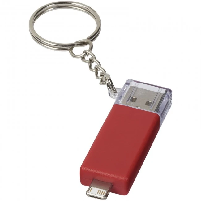 Slot 2-in-1 charging keychain