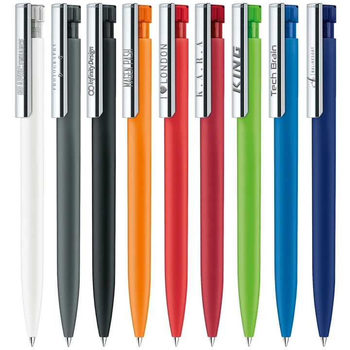 senator Liberty Soft Touch ball pen with metal clip