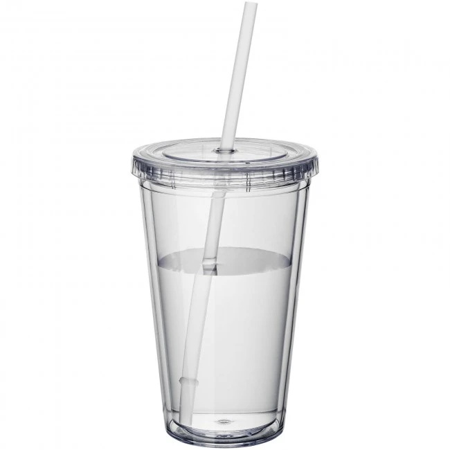 Cyclone 450 ml insulated tumbler with straw