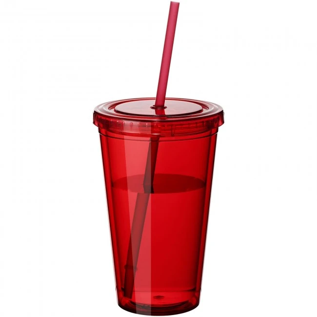 Cyclone 450 ml insulated tumbler with straw