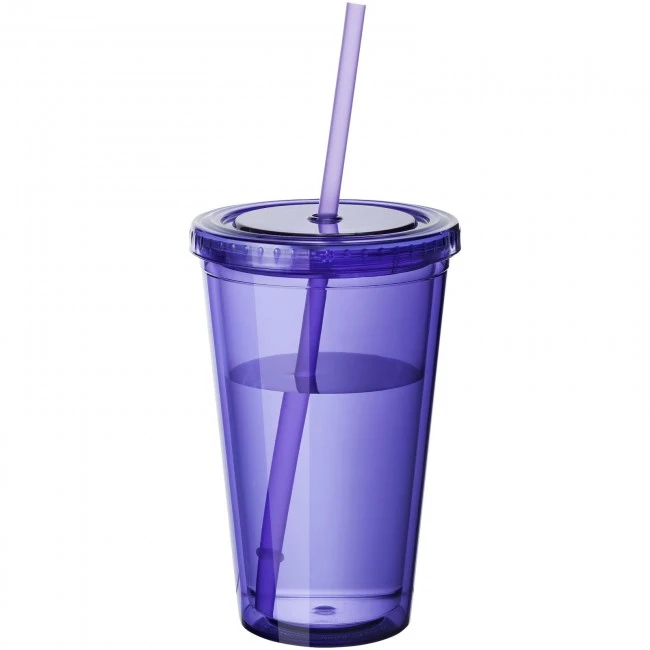 Cyclone 450 ml insulated tumbler with straw